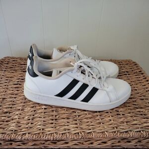 Adidas Grand Court 2.0 Classic White Sneakers Sz  8